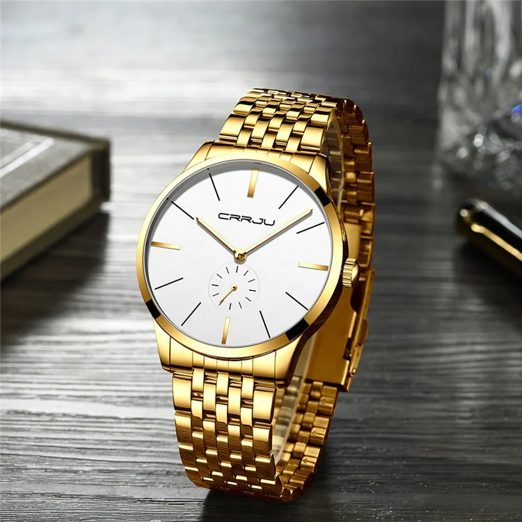 CRRJU 2166 Watch Men Fashion Charm Steel Business Minimalist Watches Men's Waterproof Quartz Wristwatches Clock
CRRJU 2166 Watch Men Fashion Charm Steel Business Minimalist Watches Men's Waterproof Quartz Wristwatches Clock