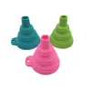 Flexible Collapsible Funnel Foldable Kitchen Funnel Big for Water Bottle Liquid Transfer Narrow and Wide Mouth