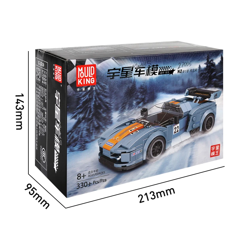Mould King 27005-27008 Sport Racing Car Model Assembly Toys Building Blocks brick for kids Christmas gift
Mould King 27005-27008 Sport Racing Car Model Assembly Toys Building Blocks brick for kids Christmas gift