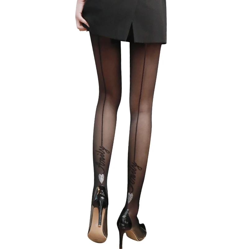 Velsatis Wholesale Sexy Women Nylon Stocking Pattern Letter Printed Body Stocking Female Designer Stocking Pantyhose, Photo
Velsatis Wholesale Sexy Women Nylon Stocking Pattern Letter Printed Body Stocking Female Designer Stocking Pantyhose, Photo