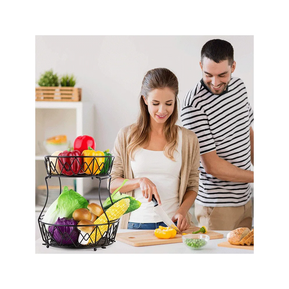 OEM Accept fruit Round double-layer folding iron basket racks fruit bowl metal basket kiips fruits snd veg fresh racks, Black
OEM Accept fruit Round double-layer folding iron basket racks fruit bowl metal basket kiips fruits snd veg fresh racks, Black