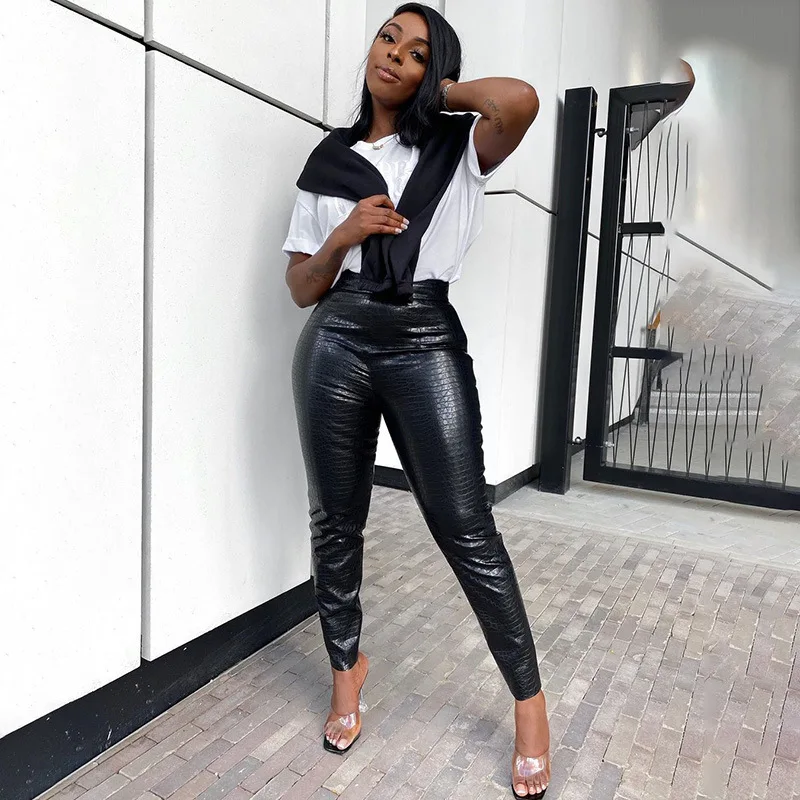 s772a 2021 hot sale women trousers sexy PU leather pants, Brown,black,white
s772a 2021 hot sale women trousers sexy PU leather pants, Brown,black,white