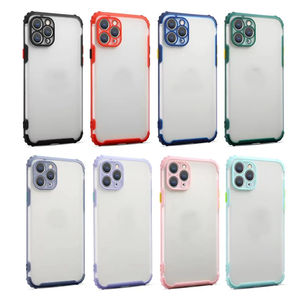 Color Precision Hole Three-Section Color Frame Frosted Transparent Color Mobile Phone Case Suitable For Iphone 12/11 Hard Case
Color Precision Hole Three-Section Color Frame Frosted Transparent Color Mobile Phone Case Suitable For Iphone 12/11 Hard Case