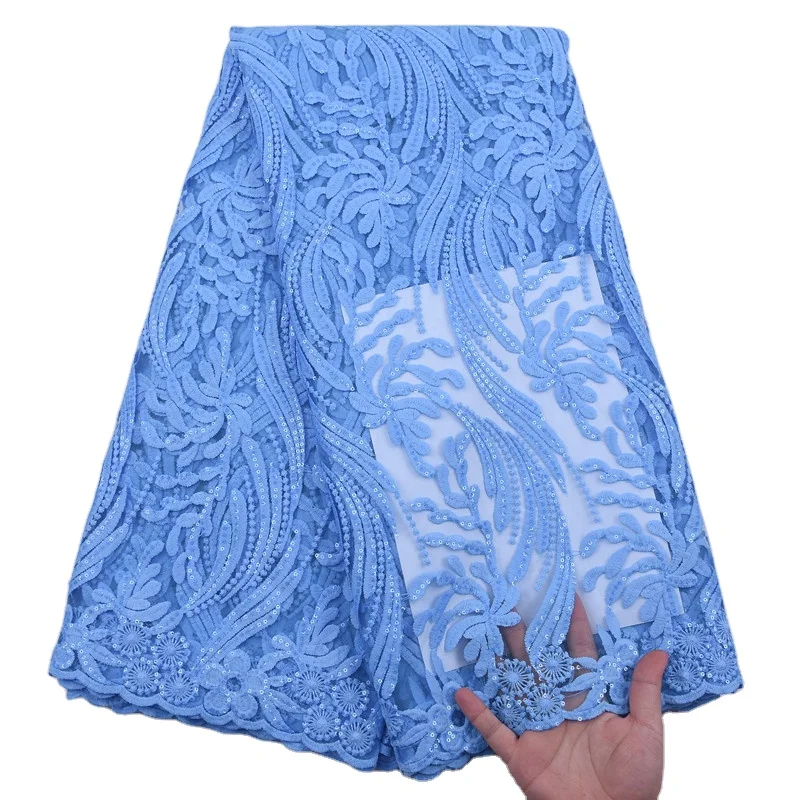 2105 Newest African Net Lace Fabric Classic Nigerian French Mesh Lace Fabric For Party
2105 Newest African Net Lace Fabric Classic Nigerian French Mesh Lace Fabric For Party