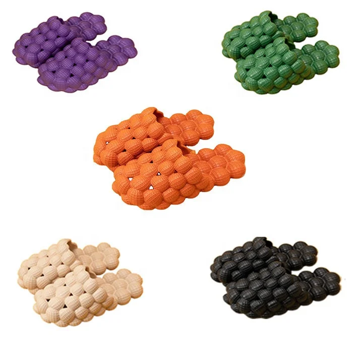 Wholesale 2022 newest pillow slippers unisex bubble sandals foam peanut slides mules shoes women purple grape slippers, Picture shows
Wholesale 2022 newest pillow slippers unisex bubble sandals foam peanut slides mules shoes women purple grape slippers, Picture shows