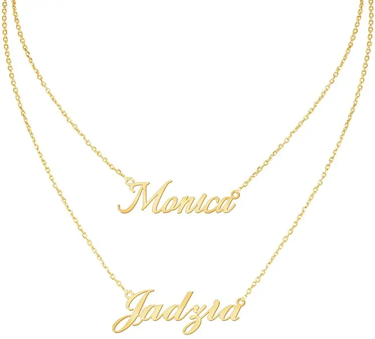 Layered Choker Name Personalized Customized Necklace for Birthday Gifts, Gold/silver/rose gold
Layered Choker Name Personalized Customized Necklace for Birthday Gifts, Gold/silver/rose gold