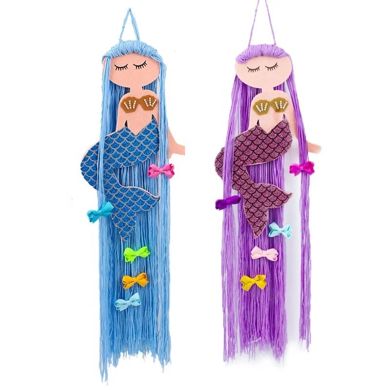 Kids Girls Mermaid Hair Bow Holder Headband Holder Hair Clips Organizer Hairclips Hair Accessories Storage Wall Hanging
Kids Girls Mermaid Hair Bow Holder Headband Holder Hair Clips Organizer Hairclips Hair Accessories Storage Wall Hanging