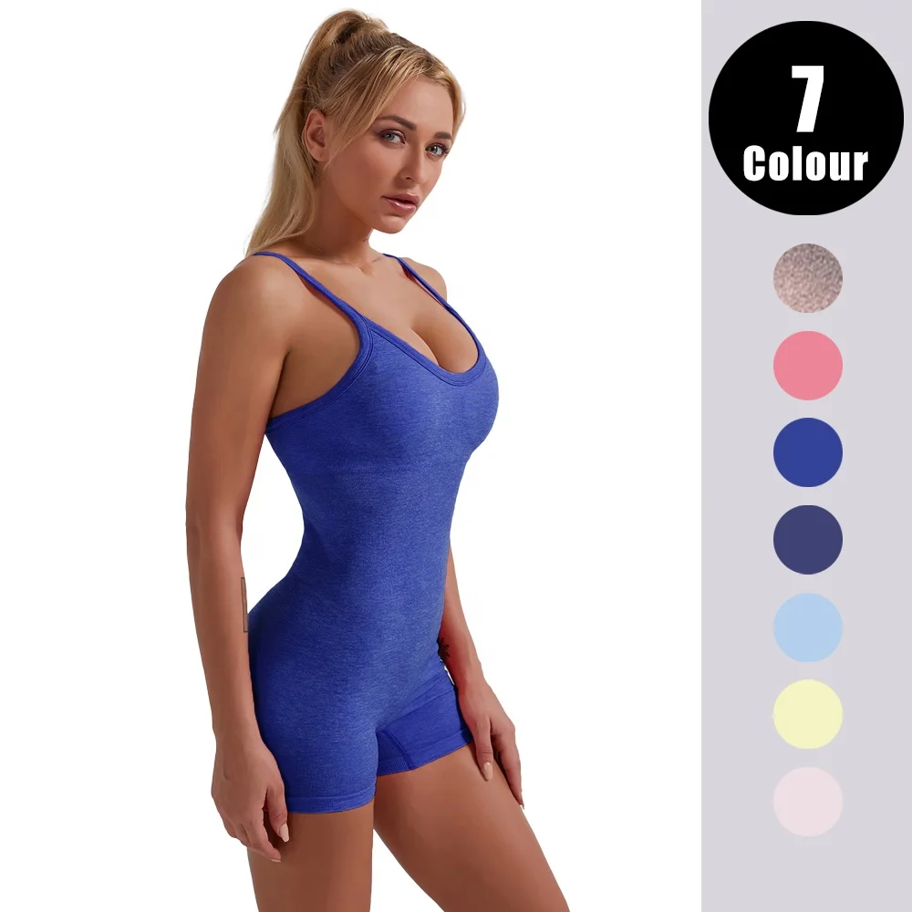 New Design Seamless Yoga Bodysuit Custom Logo Gym Wear One Piece Yoga Jumpsuit, 7 colors
New Design Seamless Yoga Bodysuit Custom Logo Gym Wear One Piece Yoga Jumpsuit, 7 colors