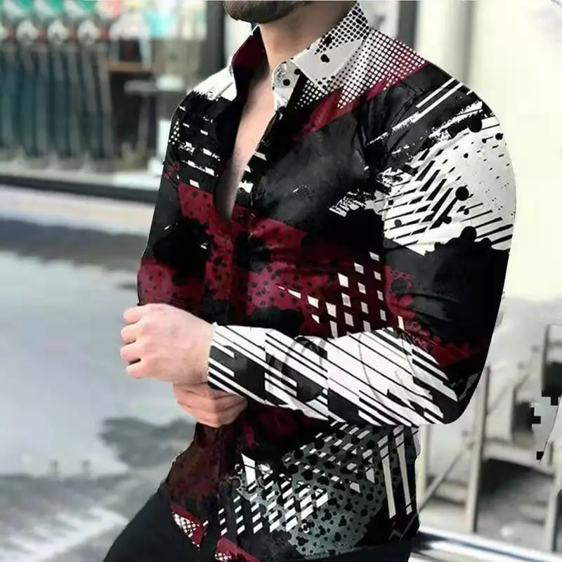 Mens designer shirts Plus size vintage printed hawaiian flower long sleeve shirt luxury Men's Shirts
Mens designer shirts Plus size vintage printed hawaiian flower long sleeve shirt luxury Men's Shirts