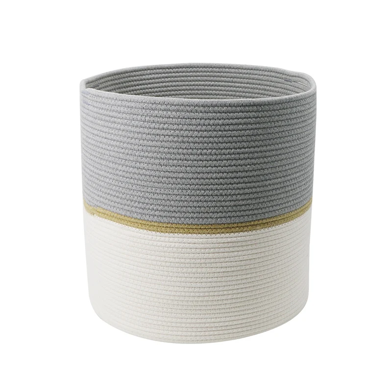 Wholesale foldable mesh laundry hamper eco-friendly woven cotton rope basket organizer, Customized
Wholesale foldable mesh laundry hamper eco-friendly woven cotton rope basket organizer, Customized