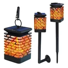 Flame Lantern Flame Led Solar Light Outdoor Outdoor Flame Lantern Solar Powered LED Light IP44