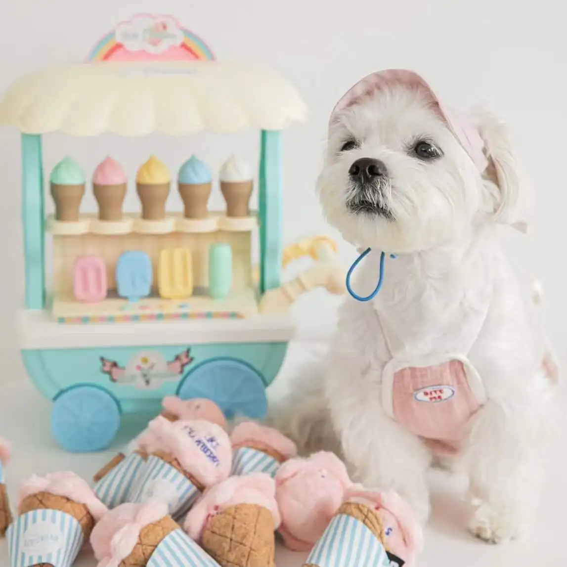 Latest design ins style Korean exquisite ice cream pet squeaky toy dog cat sniffing Tibetan food toy, Picture shows
Latest design ins style Korean exquisite ice cream pet squeaky toy dog cat sniffing Tibetan food toy, Picture shows