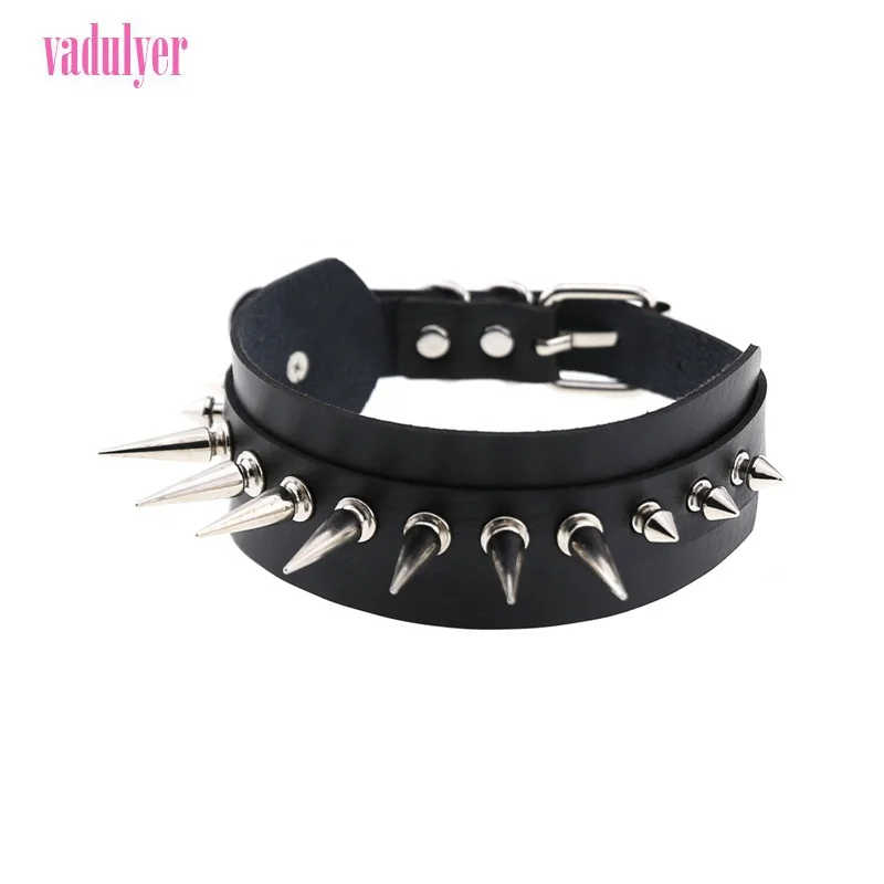 Vadulyer Wholesale Studded Choker PU Leather Collar Choker Punk Rock Gothic Necklace Choker For Exotic Accessories
Vadulyer Wholesale Studded Choker PU Leather Collar Choker Punk Rock Gothic Necklace Choker For Exotic Accessories