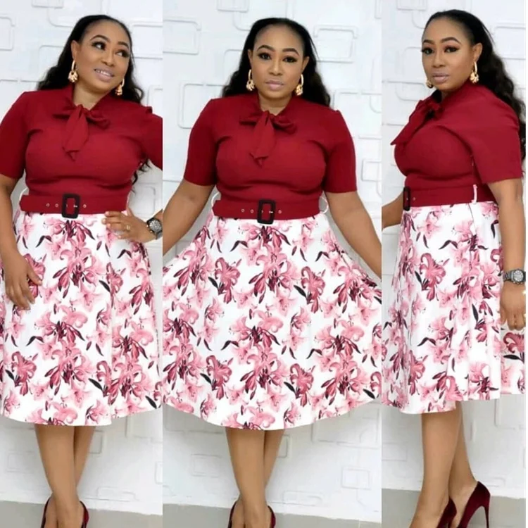Amazon Hot sale XL 4XL Plus Size African Floral Print Casual Dresses For Women 2020
Amazon Hot sale XL 4XL Plus Size African Floral Print Casual Dresses For Women 2020