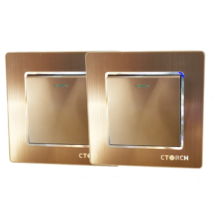 K5 ROSE GOLD Al Brass electric 10A 1 gang 1 way wall switch price