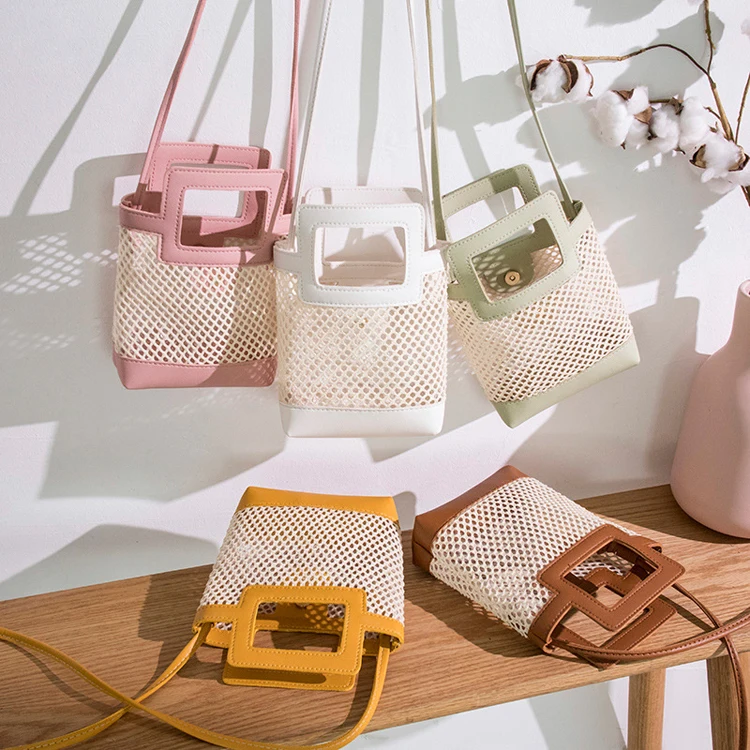 2020 New Korean Mesh Hollow Transparent Bag Shoulder Diagonal Comfortable Portable Lady Bag, 5colors
2020 New Korean Mesh Hollow Transparent Bag Shoulder Diagonal Comfortable Portable Lady Bag, 5colors