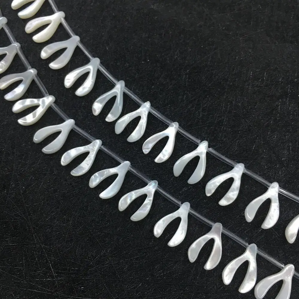 SP4198 Fashion Initial Jewelry Supplies White Mother of Pearl Shell Wishbone Wish Bone Lucky Charm
SP4198 Fashion Initial Jewelry Supplies White Mother of Pearl Shell Wishbone Wish Bone Lucky Charm