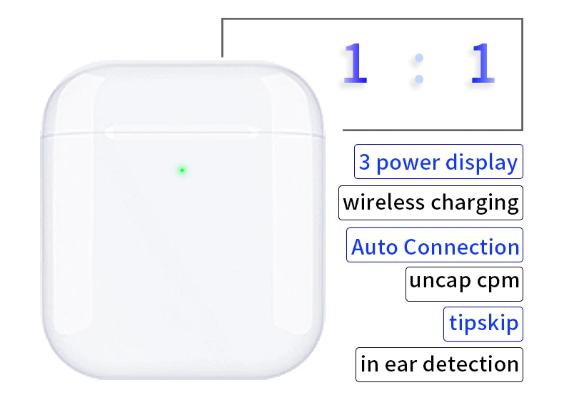 Forwin Air Pods 2 Headphones Ture Wireless TWS airpoding earphone Bluetooth AP2 Earbuds For Apple airpods 2 - ANKUX.COM