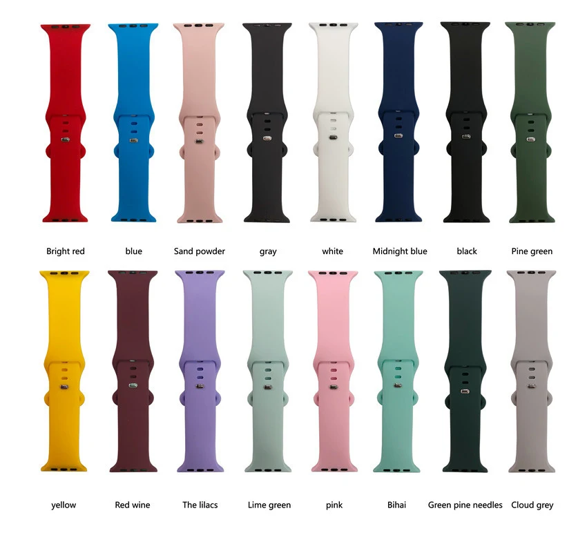 38mm 41mm 40mm Designers Sport Runner Watch Band for Apple Watch Silicone Strap For iWatch 42mm 45mm
38mm 41mm 40mm Designers Sport Runner Watch Band for Apple Watch Silicone Strap For iWatch 42mm 45mm