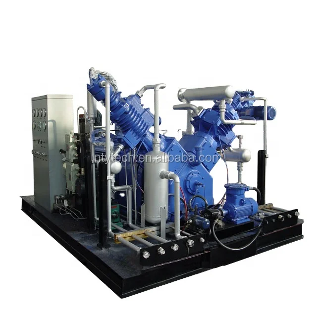 industrial standard good quality 2-15MPa Working Pressure Air cooling Oxygen Screw Series Gas Compressor With PLC