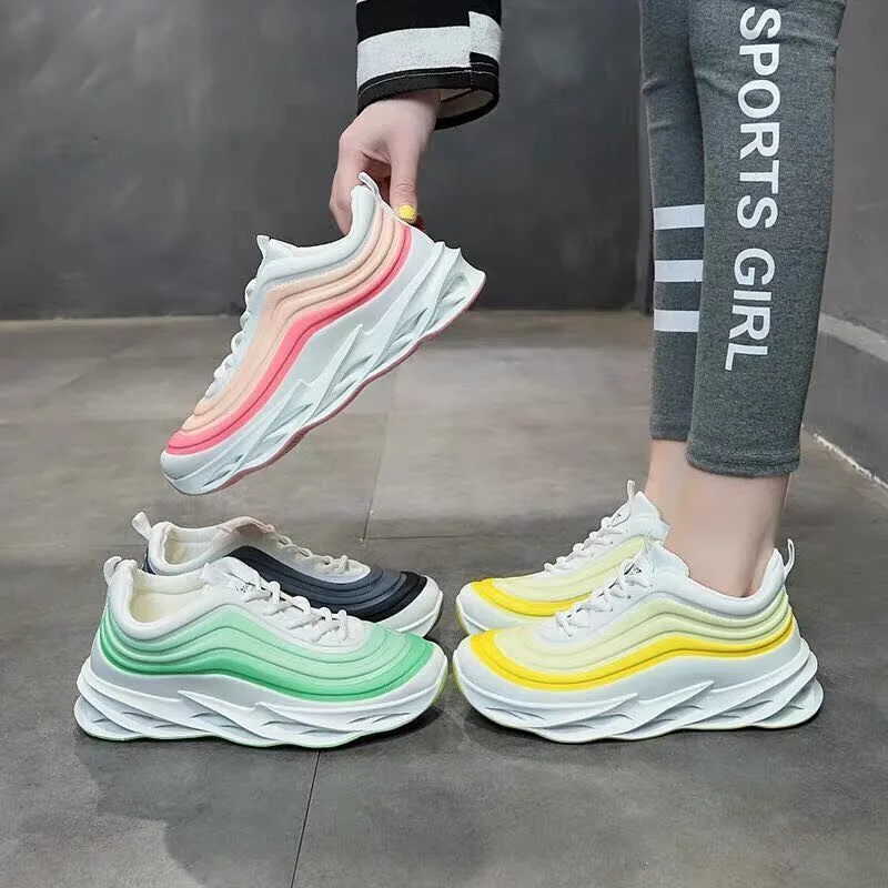 Latest designer Rainbow wave Spring Summer fashion casual women customized sport shoes sneakers for girls
Latest designer Rainbow wave Spring Summer fashion casual women customized sport shoes sneakers for girls