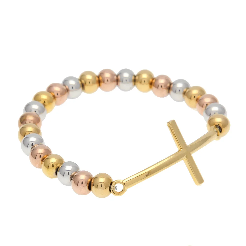 Hot Sale Trendy Hip-Hop Stainless Steel Jewelry Lucky Charm Bracelet Cross Bracelet Pearl Bracelet
Hot Sale Trendy Hip-Hop Stainless Steel Jewelry Lucky Charm Bracelet Cross Bracelet Pearl Bracelet