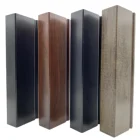 wood finish aluminium windows frame extrusion profiles
