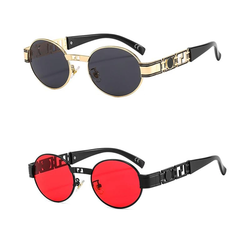 Metal Frame Military Sun Glasses 2021 Fashion Retro Shades Women Men Punk Vintage Circle Steampunk Round Sunglasses Unisex, As show /custom colors
Metal Frame Military Sun Glasses 2021 Fashion Retro Shades Women Men Punk Vintage Circle Steampunk Round Sunglasses Unisex, As show /custom colors