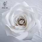 AK-041 new design artificial wall backdrop large rose paper flowers for wedding