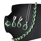 Indian bridal bride crystal cz jewelry set