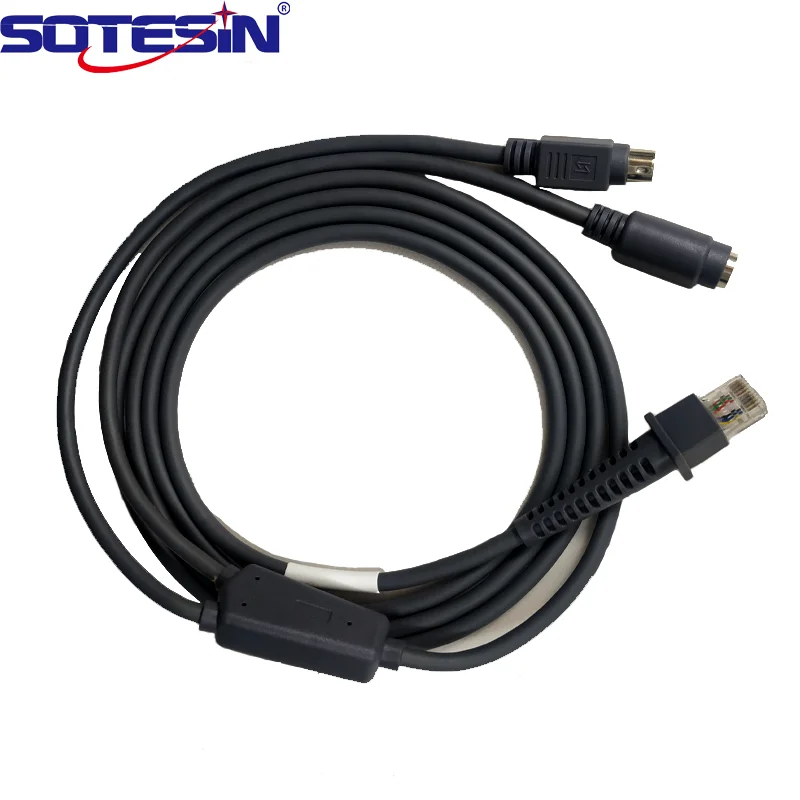 SOTESIN PS2 Keyboard 2M Straight 4130k2l for Datalogic GD4310 GD4410 GD4400 GD4430-B GM4130 Barcode Scanner Cable
SOTESIN PS2 Keyboard 2M Straight 4130k2l for Datalogic GD4310 GD4410 GD4400 GD4430-B GM4130 Barcode Scanner Cable