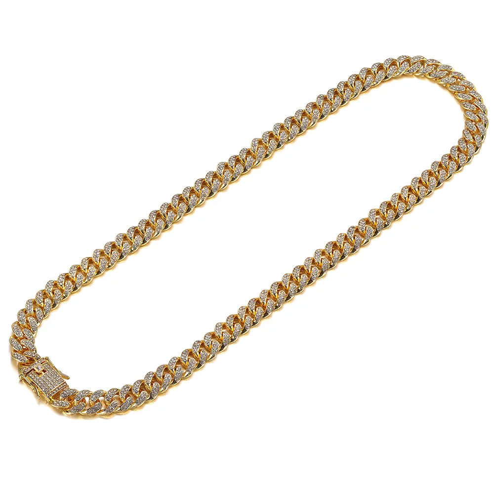 Zealxplus Hip Hop Jewelry 12MM White Gold Plated Iced Out Cuban Link CZ Prong Cuban Link Chain Necklace Diamond Cuban Chain
Zealxplus Hip Hop Jewelry 12MM White Gold Plated Iced Out Cuban Link CZ Prong Cuban Link Chain Necklace Diamond Cuban Chain