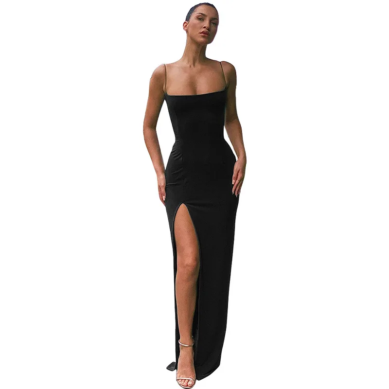 2021 summer new women's dress with one line collar slim backless sexy split dress woman fashion dress, Shown
2021 summer new women's dress with one line collar slim backless sexy split dress woman fashion dress, Shown