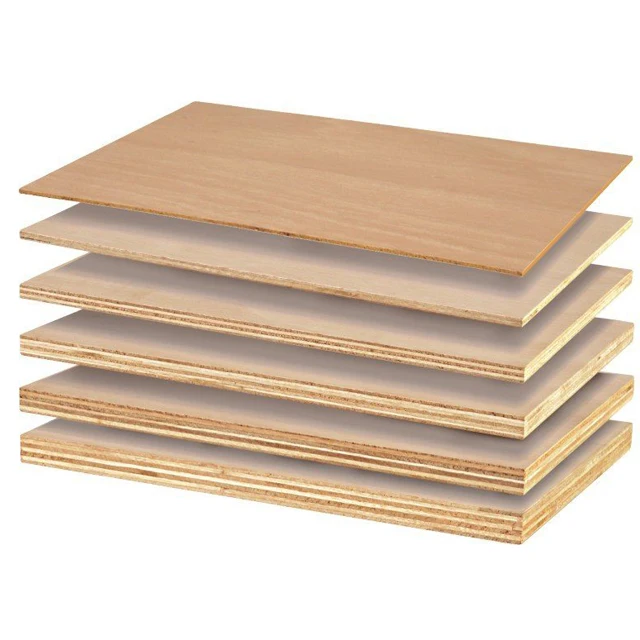 wholesale construction Poplar Core Melamine board plywood for furniture