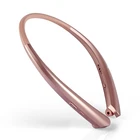 Soft Rubber Hanging Bluetooth Sports Neckband Necklace Headset Earphone
