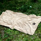 Cloth Towel Terry Cloth Microfiber Pet Dog Dry Cloth Towel Quick Dry Microfiber Glove Printed Terry Cloth