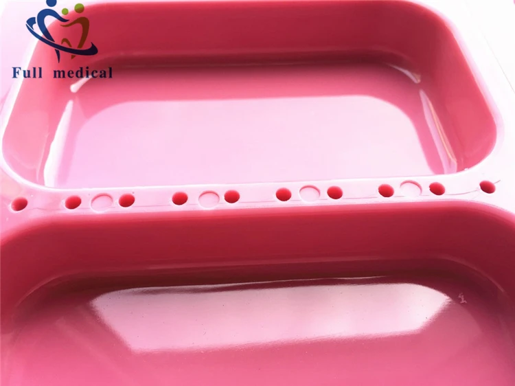 Full Medical Plastic Dental Instruments Tray Split Segregated Places