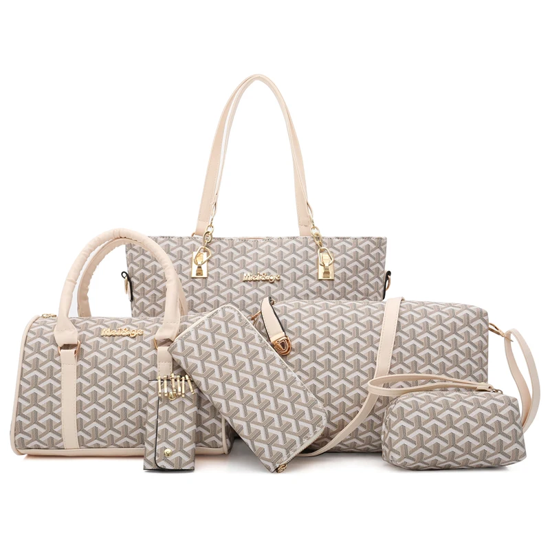 Manufacturers wholesale designers cheap women's polyester PU leather 6-piece handbag bags
Manufacturers wholesale designers cheap women's polyester PU leather 6-piece handbag bags