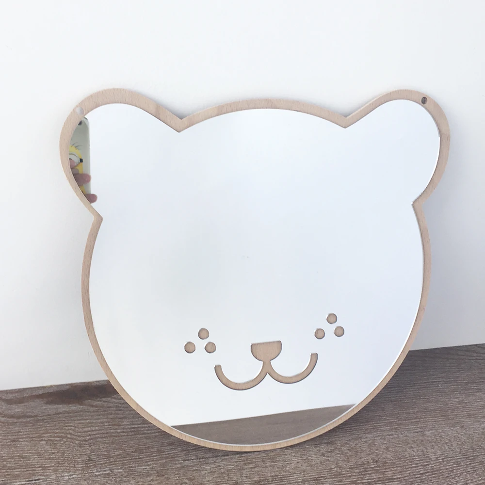 Funlife factory direct North Europe INS style 3D acrylic Bear decoration dressing hanging mirror for girl's room decoration
Funlife factory direct North Europe INS style 3D acrylic Bear decoration dressing hanging mirror for girl's room decoration