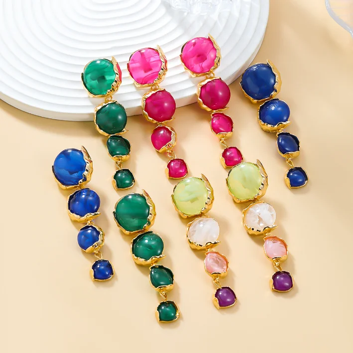 2023 New Multi layer alloy Round Acrylic Translucent circle Resin Long tassel Pendant Earrings Jewelry
2023 New Multi layer alloy Round Acrylic Translucent circle Resin Long tassel Pendant Earrings Jewelry