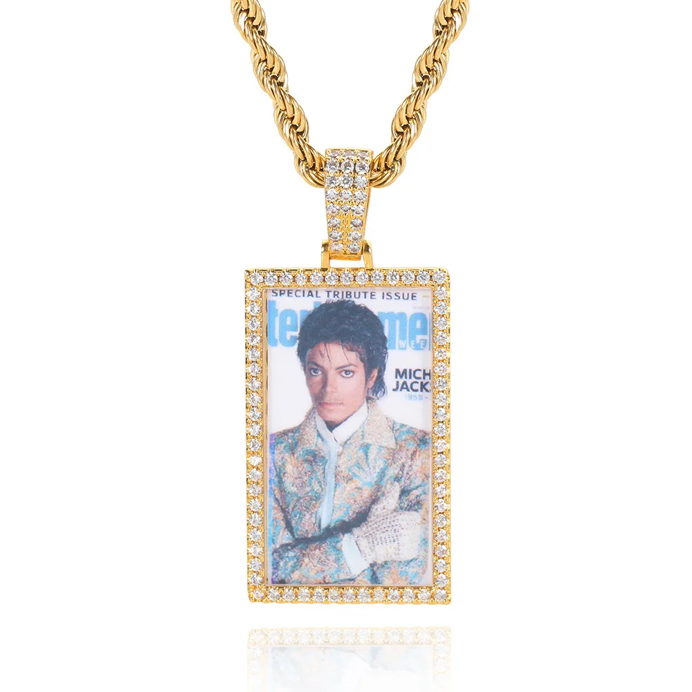 Custom Made Photo Medallions Necklace & Pendant With Chain Gold Silver Color Cubic Zircon Men's Hiphop Jewelry, Custom colors accepted
Custom Made Photo Medallions Necklace & Pendant With Chain Gold Silver Color Cubic Zircon Men's Hiphop Jewelry, Custom colors accepted