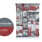 Modern Custom Logo Printing Designer 3D UV Digital Printed Fabric Roller Window Blind Shade