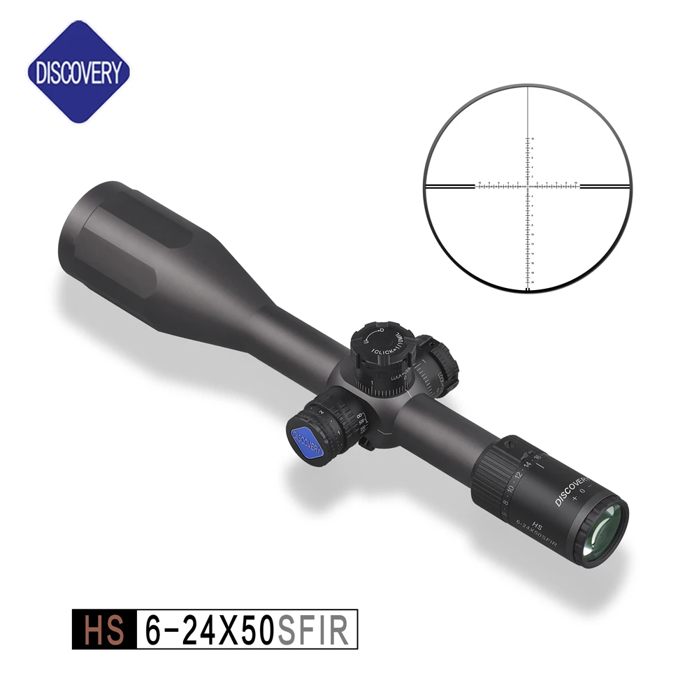 Discovery Tactical Scopes New HS 6-24X50SFIR FFP Hunting Equipment Waterproof Fog-proof and Shock-proof
Discovery Tactical Scopes New HS 6-24X50SFIR FFP Hunting Equipment Waterproof Fog-proof and Shock-proof