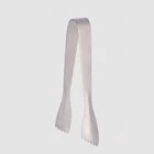 Factory Direct custom firm mini bread tong home utensil metal stainless steel food serving bread salad and pasta tong