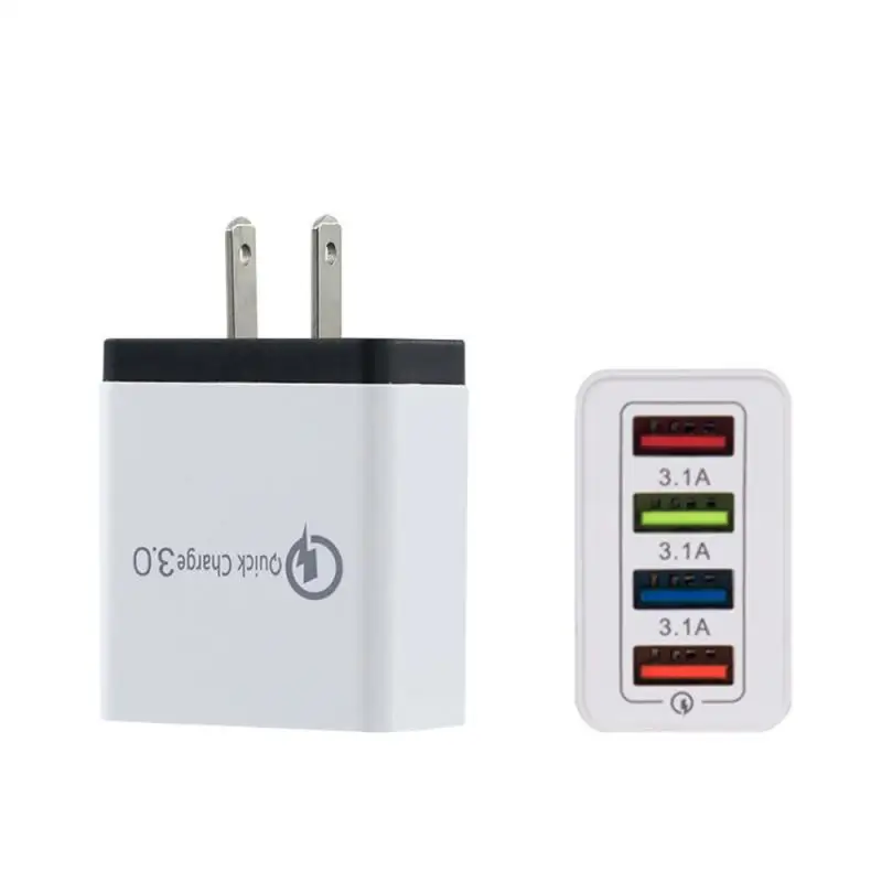 4 Usb Quick Charge 3.0 4.0 Port Fast Charging Adapter for Iphone Xiaomi Samsung Mobile Phone Qc High Quality Travel Wall Charger
4 Usb Quick Charge 3.0 4.0 Port Fast Charging Adapter for Iphone Xiaomi Samsung Mobile Phone Qc High Quality Travel Wall Charger