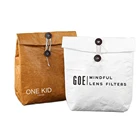"Custom logo personalize washable kraft paper tote bag washable kraft paper wine bag"