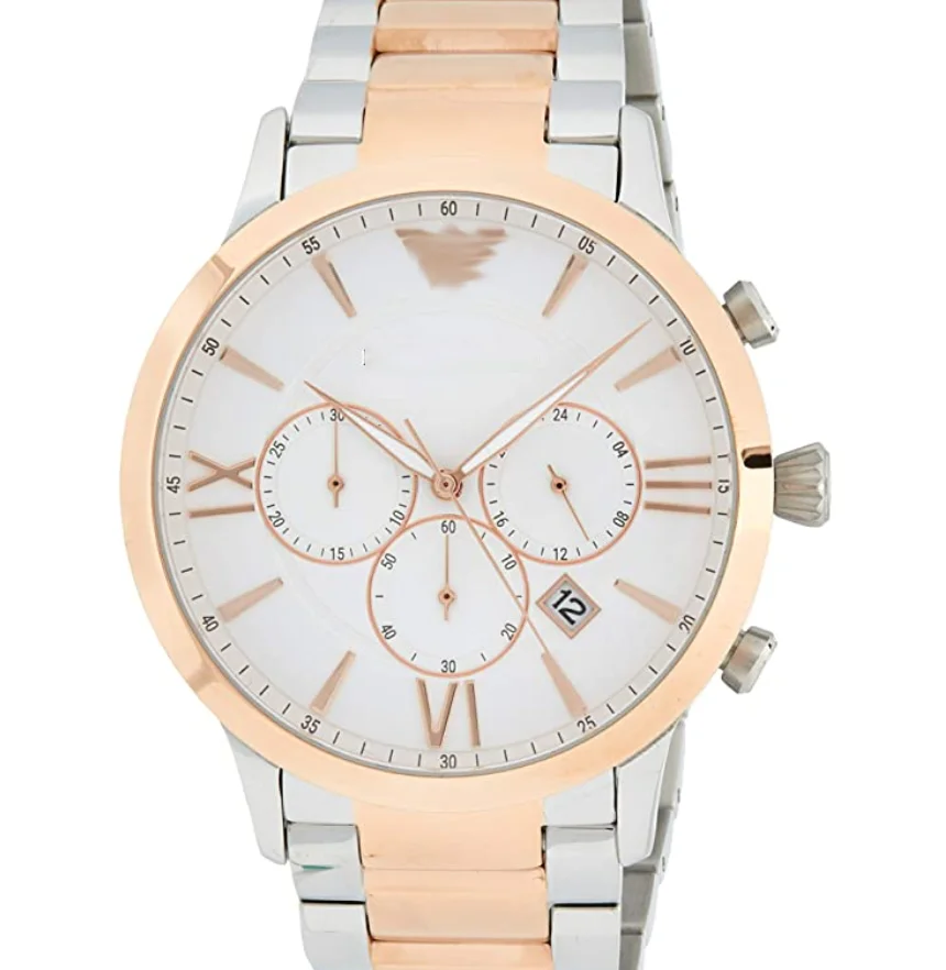Drop Shipping Wholesale Stainless Steel Luxury Two Tone Rose Gold Tone Chronograph AR Men Watch
Drop Shipping Wholesale Stainless Steel Luxury Two Tone Rose Gold Tone Chronograph AR Men Watch