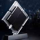 Crystal Awards Crystal CJ-New Design Custom Square Shaped Corporate Gift Set Crystal Trophy Awards