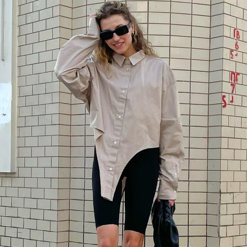 Factory Sale Women Loose Blouse Shirt Turn-down Collar Long Sleeve Button Designer Exquisite Bottoming Top
Factory Sale Women Loose Blouse Shirt Turn-down Collar Long Sleeve Button Designer Exquisite Bottoming Top