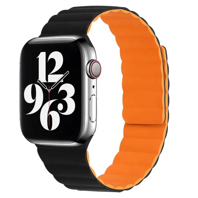 Magnetic Loop Silicone Link Strap For Apple Watch Band 38mm 42mm 40mm 44mm 41mm 45mm For iWatch Series 7 6 5 4 3 2 1
Magnetic Loop Silicone Link Strap For Apple Watch Band 38mm 42mm 40mm 44mm 41mm 45mm For iWatch Series 7 6 5 4 3 2 1